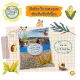 Large bag of corn cobs for cages, size 1 kilogram, for pets.