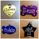 ป้ายชื่อน้องหมา/น้องแมว รูปกระดูก ดาว หัวใจ ปลา 10 สี น้ำหนักเบา