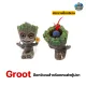 กรูท (Groot) เรซิ่นอ๊อกซิเจนตกแต่งตู้ปลาให้ดูสวยงามยิ่งขึ้นขนาด 13x8cm (ถือดอกไม้)