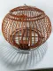 large dove cage, bird cage, red crane shaped dove cage, wooden cage
