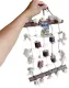 Classica parrot toy, climbing rope ladder, solid colors, stress relief toy. Can be hung in a cage 25*50cm EU500
