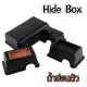 Hide Box, black hiding cave for reptiles. Keep them in a safe environment for geckos, geckos, snakes, centipedes, and scorpions.