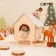 [Carno] House hiding from swaying trees Wooden shelter for pets Hamster shelter house Small pet shelter