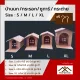 Nok house ready to ship! Free 1 pair of hooks, squirrel house, sugar house, khunthong house, khunthong bird house, myna bird house, bird bed, pet house, wooden house.