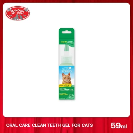 [MANOON] TROPICLEAN Cat Fresh Breath Clean Teeth Gel 2 Oz