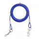 Double-headed Pet Leash Long Steel Wire Chain for Outdoor Dogs Supplies