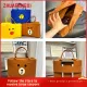 ZHUAFENGXI Cartoon Printed Felt Travel Bag Large Capacity Portable Luggage Tote Bag Portable Lunch Handbag Student