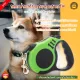 Auto retractable dog leash with large locking button, dog leash, automatic retractable spring, dog leash, pet supplies (ready to ship)
