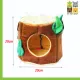 Hanging cloth house Log house, trees, pets, medium size, price 168 baht.