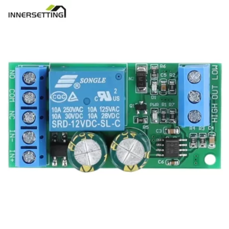 High Power Water Level Automatic Controller 12V Water Control Relay Switch Module Board for Fish Tank Aquarium