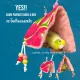 Small bird beds, small bird bed canopies, bird sleeping tents, small parrot accessories, bird beds, natural bird stand perches
