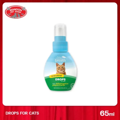 [MANOON] TROPICLEAN Fresh Breath Drops Display (Cat)