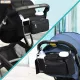 Alloving Non Slip Straps Stroller Caddy with Waterproof Durable Insulated Cup Holder for Diaper Storage Phone Keys & Toys AL-MY
