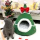 Petcho🎅🏻🎄Christmas pet bed Christmas cat bed dog house cat cushion pet Christmas