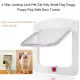 4 Way Locking Lock Flap Door Pet Cat Kitty Small Dog Doggy Puppy Safe Flap Door Tunnel