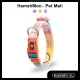 HamshMoc Adjustable Dog Collar Floral Pattern Nylon Pet Puppy Collar with Durable Easy Buckle for Small Medium Large Dogs