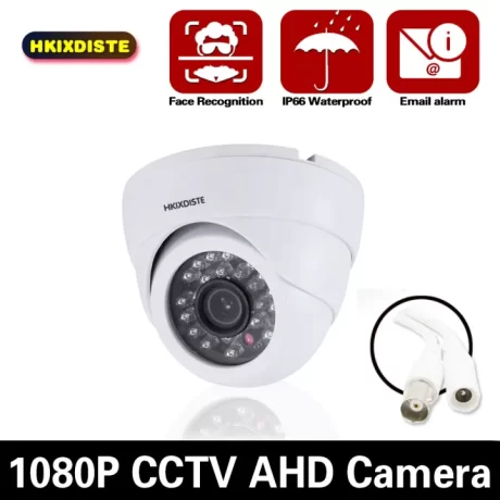 HKIXDISTE HD 1080P AHD Camera Dome IR Night Vision AHD P2P Android View 2MP CC Security Indoor Camera