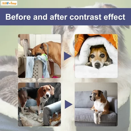 Alloving 50ml Bitter Spray to Stop Biting Anti-Scratching Sofa Spray Safe Ingredients for Dogs to Prevent Biting AL-MY