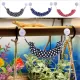 BOYUNNY Flexible Reptile Hammock Hanging Canvas Bearded Dragons Swing Bed Reptile Terrarium Decor Black/Blue/Red Reptile Bed Nest Geckos