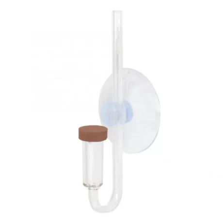 Aquarium CO2 Diffuser Dioxide Diffuser with U-Shape Connecting Tube Fish Tank Equipment for Aquatic Plants with Suction