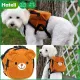 HATELI Dog Backpack Portable Puppy School Bag Cute Dog Backpack New Durable Nylon Pet Backpack Convenient Dog Snack Bag