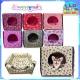 Dog bed, cat bed, zipper dice house, 2in1, can be folded into a sleeping cushion, size S,L