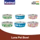 Kanimal Luna Stainless Steel Pet Bowl Food and Water Bowl (Cute Printing) For Dogs and Cats Size S / M (Choose Size / Design)