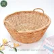 Woven rattan basket Wicker basket with handle Round cat sleeping basket Cheap price, beautiful work