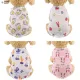 FG Soft Puppy T-shirt Dog Clothes Cute Pet Dog Clothes Cartoon Clothes Summer T-shirt Casual Vests For Small Pet Supplies