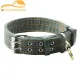 Pet Dog Double Breasted Necklace for Big Dog Collar Leash (Army Green) - INTL-(L/XL)