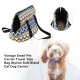 Zelans? Vintage Small Pet Carrier Travel Tote Bag Stylish Soft-Sided Cat Dog Carrier