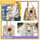 KUANGQIAN Cute Handbag Lion-shaped Pet Knapsack Puppy Messenger Bag Cat Shoulder Bag Tote