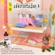 Drawer-type Acrylic Hamster Cage Large Double-layer Villa Nest House Squirrel Hedgehog Bare Cage 30*20*32cm