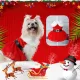 BETOP Christmas Style Pet Vest Pleuche Pet Puppy Dog Clothes for Small Dogs Pet Dog Vest Pet T-Shirt Pet Clothing Winter