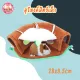Small animal sleeping tunnel, brown, 28x9.5cm, rat bed, hamster bed, squirrel, sugar glider